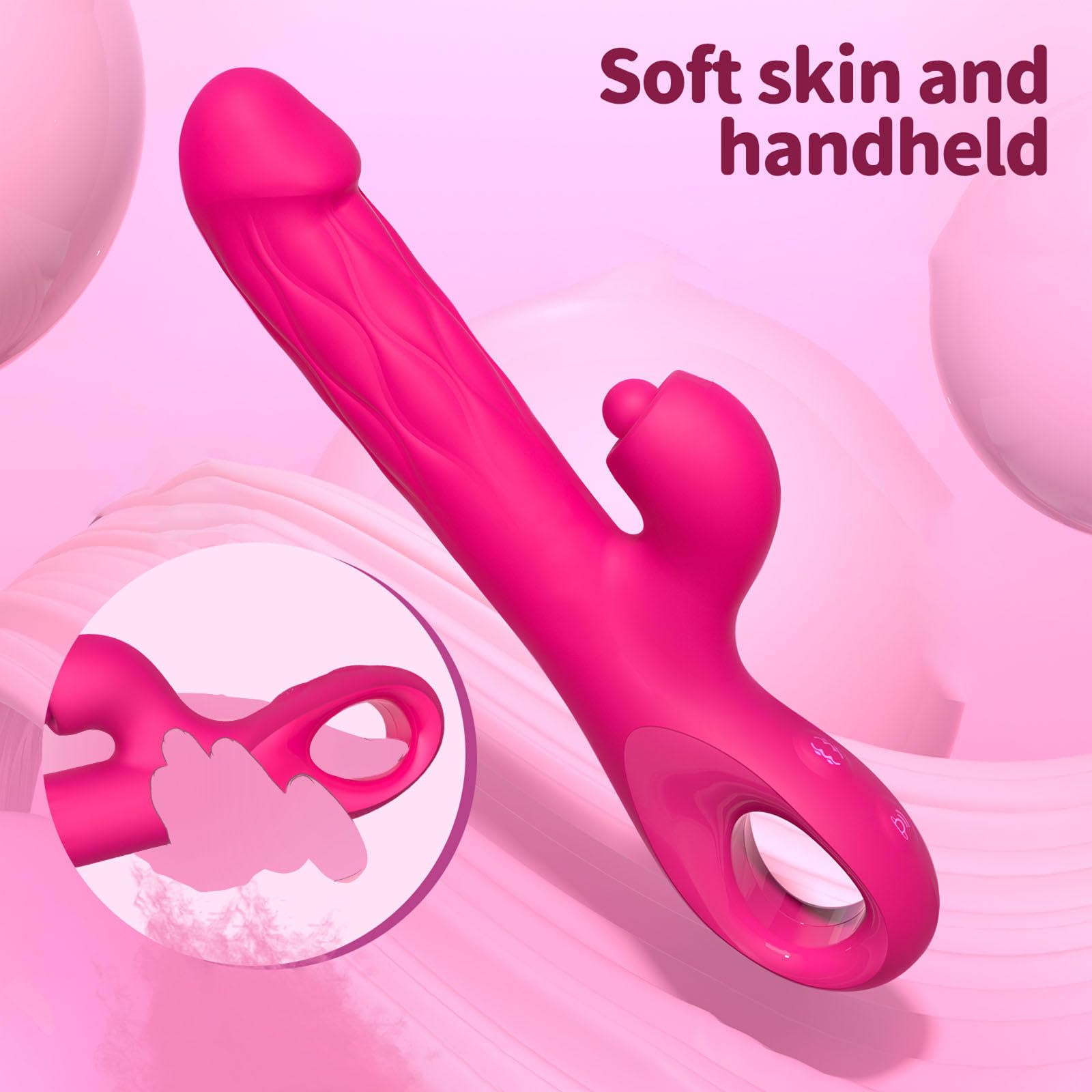 Vibratore G Spot Erotica Dildo Stimolatore Clitorideo può stimolare il punto G, Vibratoreper Stimolatore Clitoride Femminile Dildo