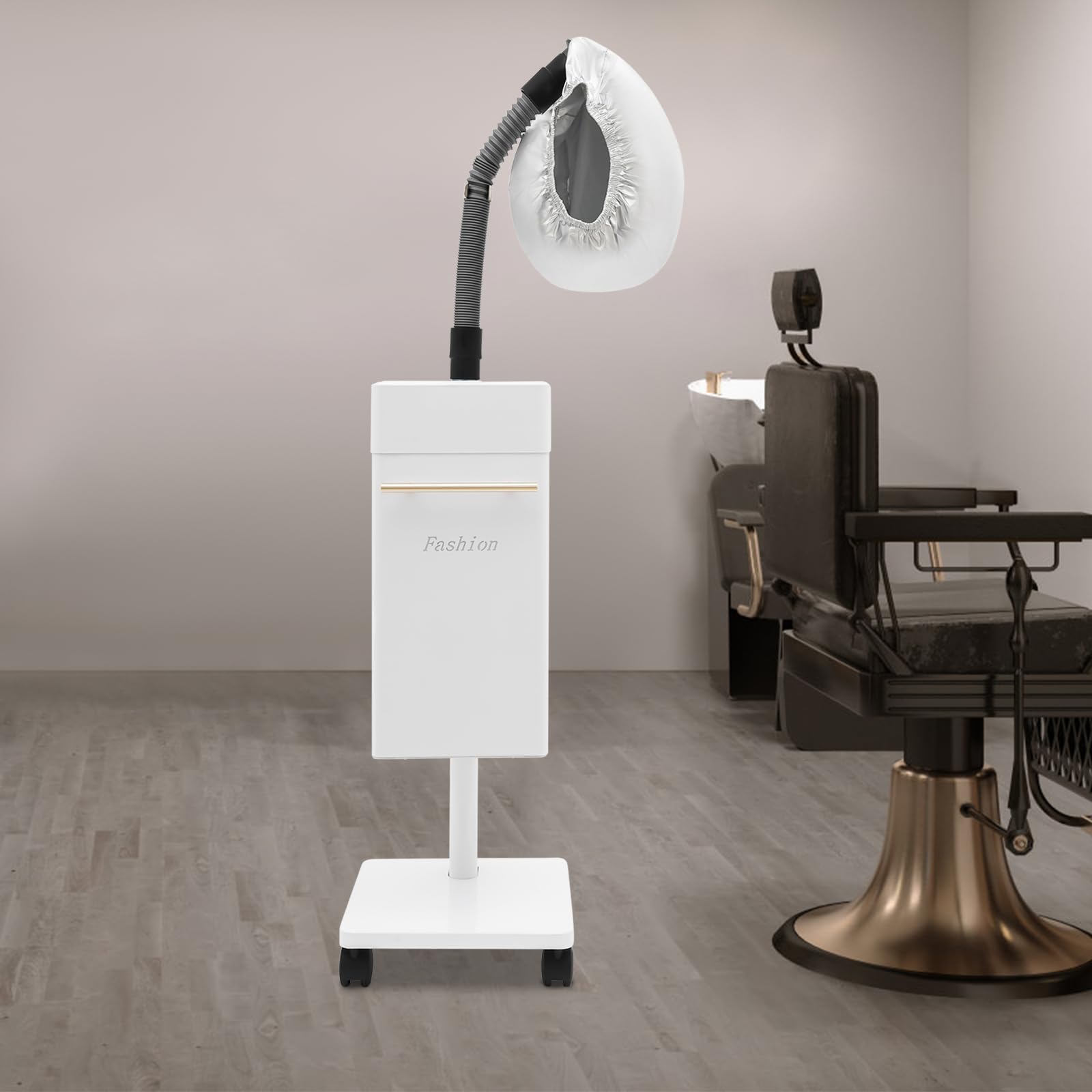 Hanmorfarbi Hairdressing Conditioner Oven, Ozone Multifunctional Nano Spray Machine, Oven Negative Ion Nano Instrument Spa Care, Professional Multifunctional Hair Care Machine (White)