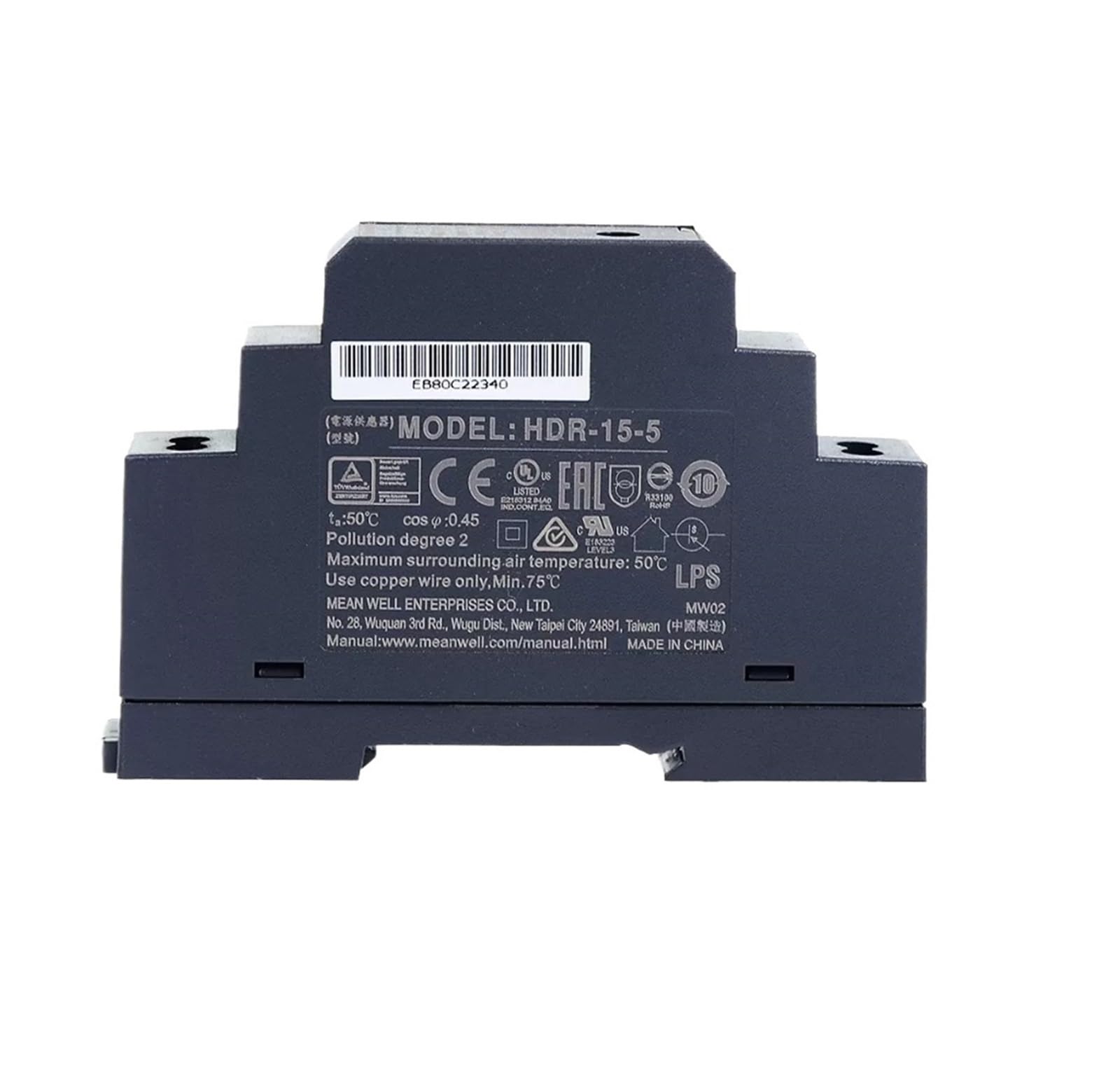LEOTNNDQ HDR-15-5 HDR-15-12 HDR-15-15 HDR-15-24 HDR-15-48 15W power supply(HDR-15-24)