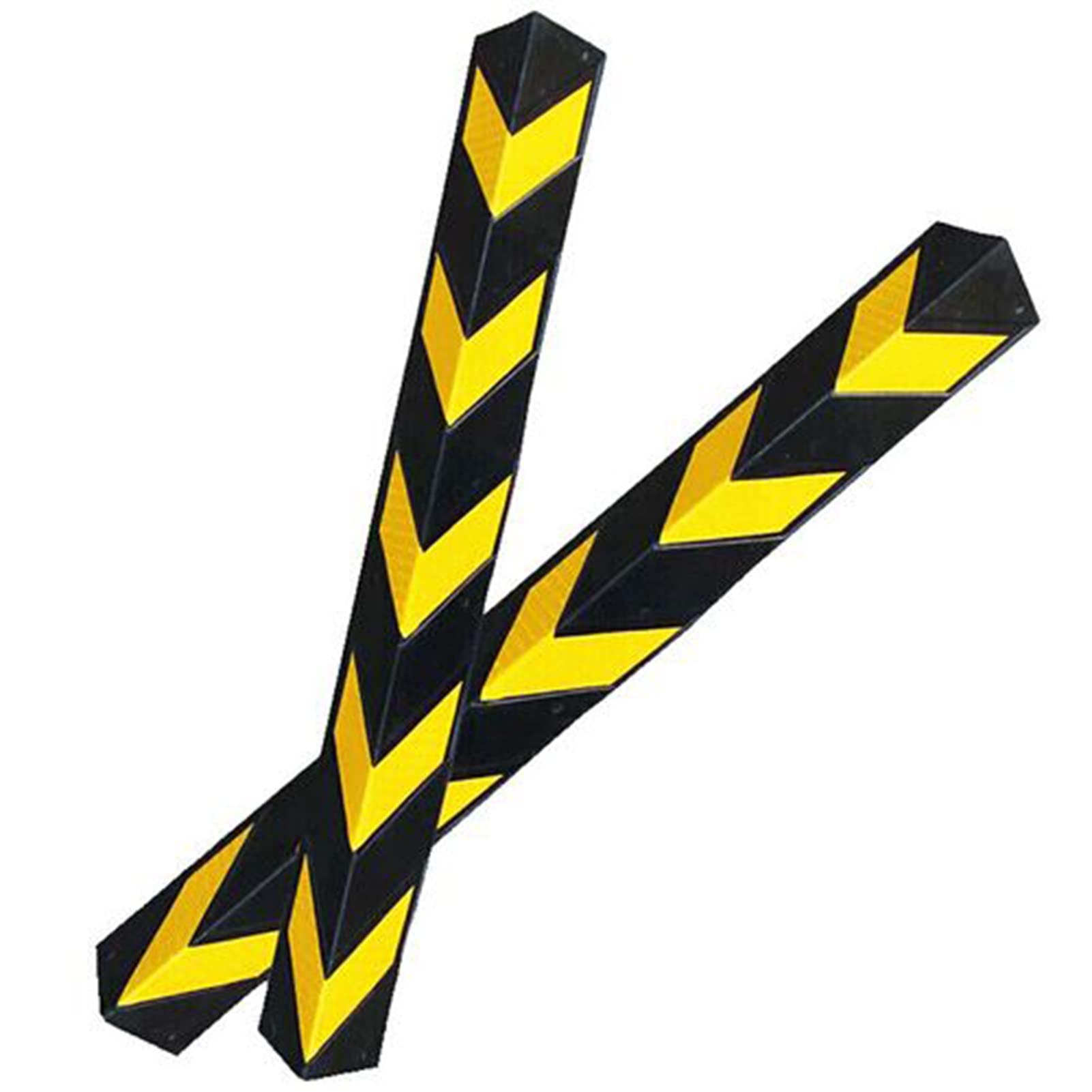 XPLKQXE Protector Garaje Pared, Garaje Revestimiento Bordes, para Aparcamiento Protección Coche Esquina Poste De Barandilla (Color : Black+Yellow, Tamaño : 2pcs-100cm)