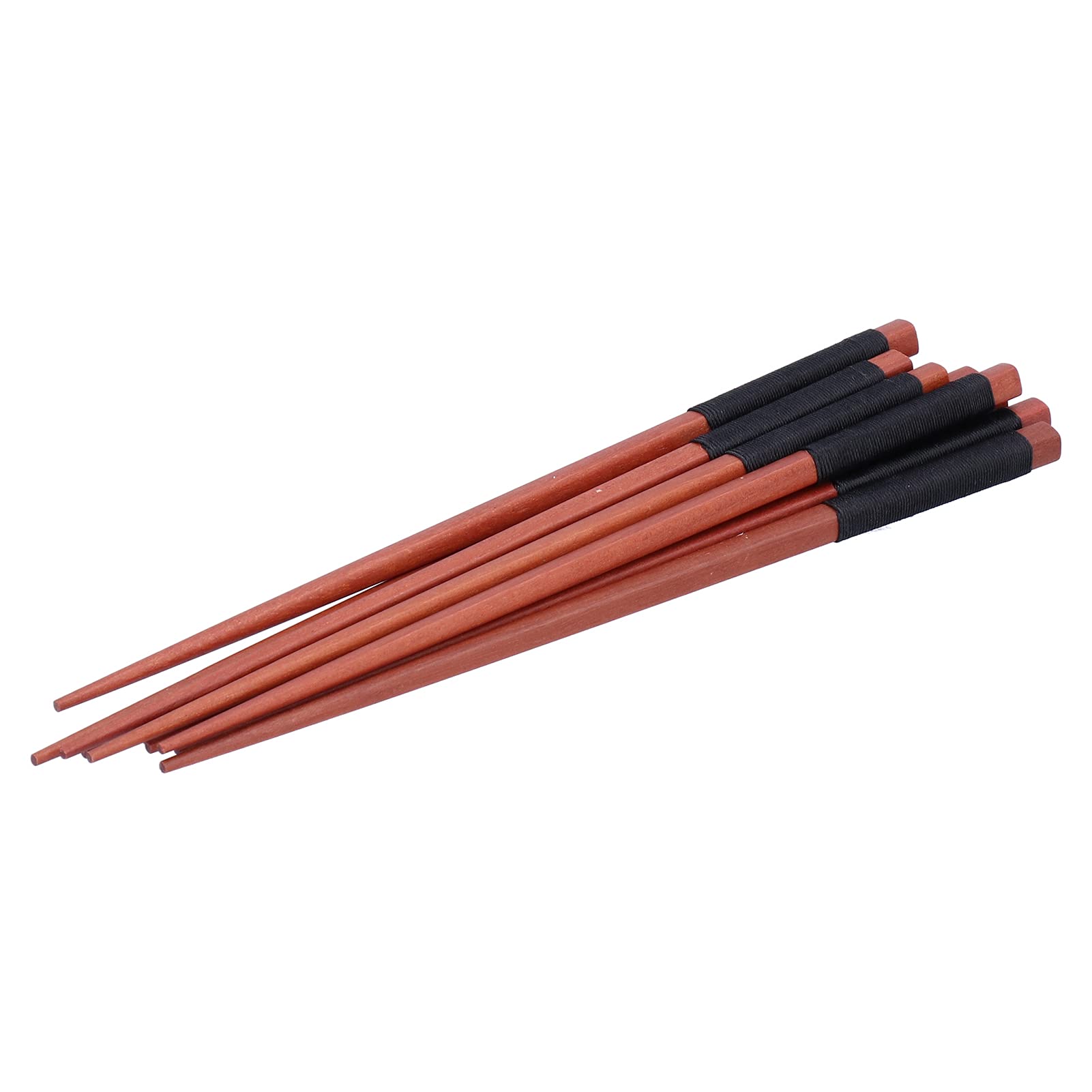 Cocoarm Bacchette Di Legno Bacchette Per Sushi Riutilizzabili 5 Paia Legno Di Sandalo Rosso 9,3 In Mano Legate Impugnatura Antiscivolo Lucidate A Mano Per La Casa Hotel Ristorante Pasti In Famiglia