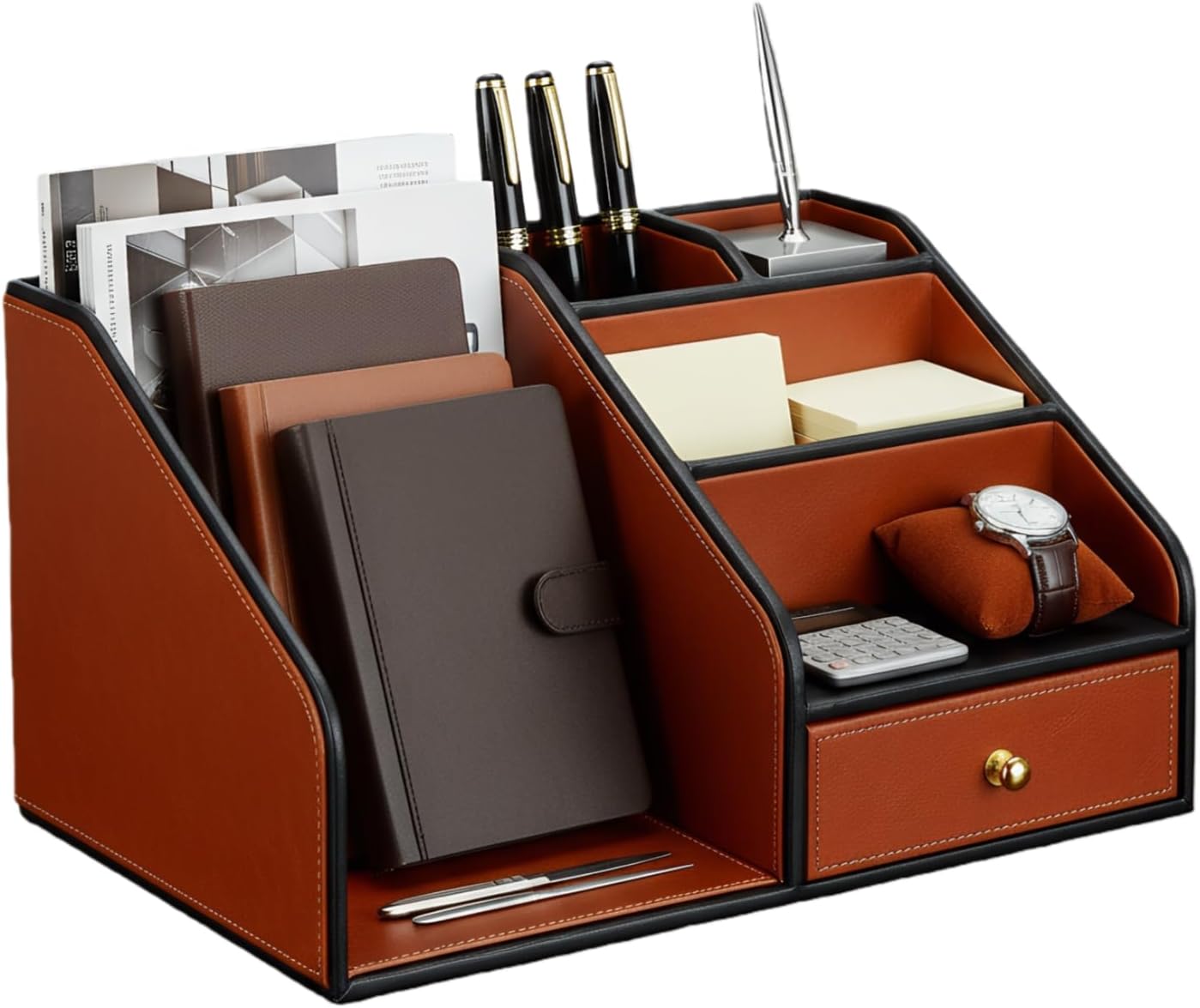 DeskVault Pro – Pencil Drawer Organizer with Compartments and Drawer