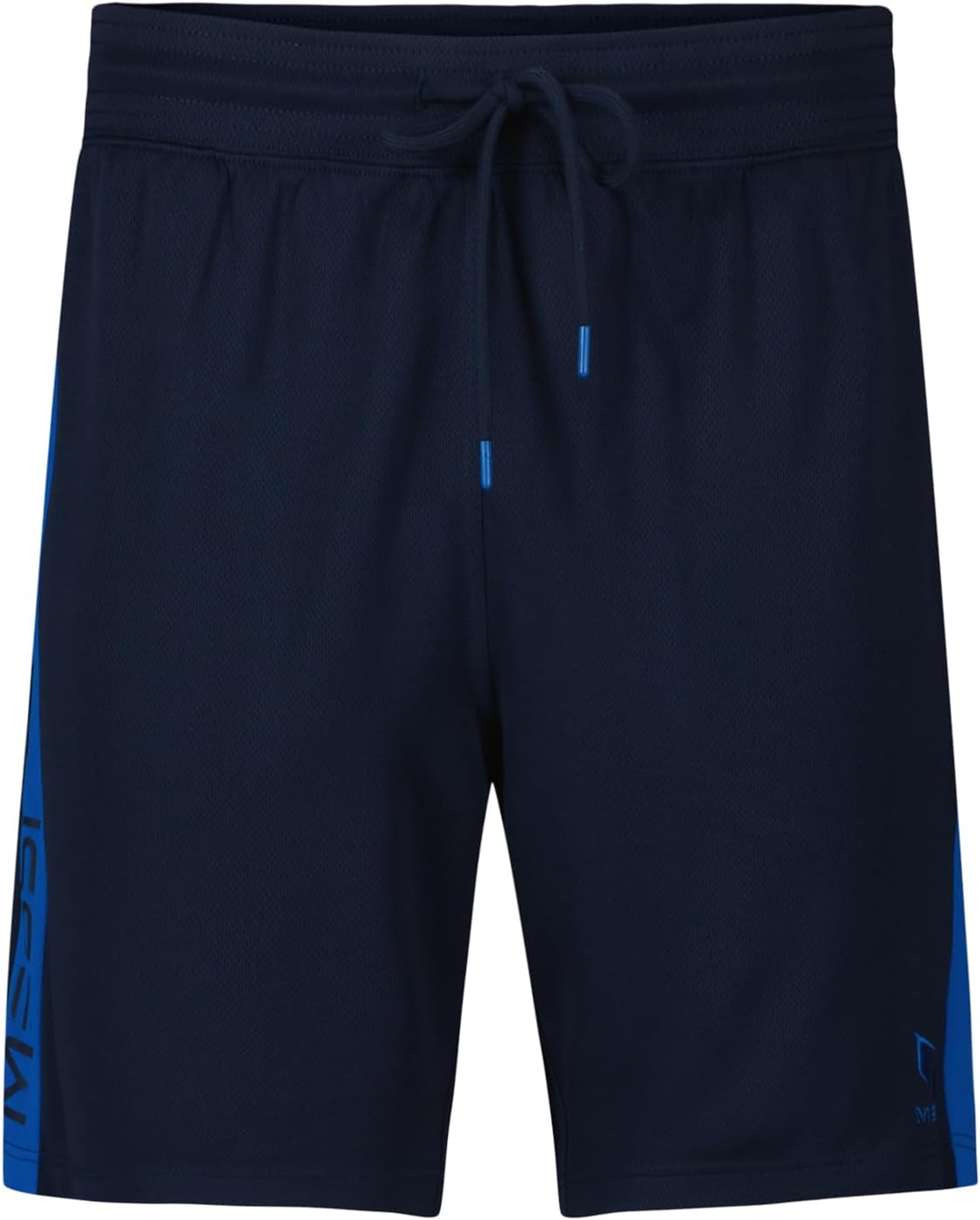 Messi Mens Lifestyle Closed Eye Mesh Shorts with Drawstring, Comfortable Fit, 100% Polyester - Image 5