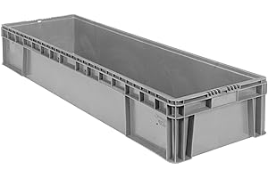 Buckhorn Plastic Straight Wall Storage Container Tote