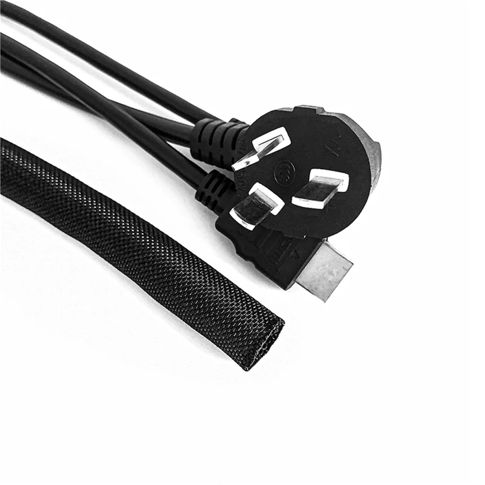 Passe Cable Manchon de câble tressé Extensible for la Gestion des Lignes et Protection Fils pour Ordinateur(29mm,5m)