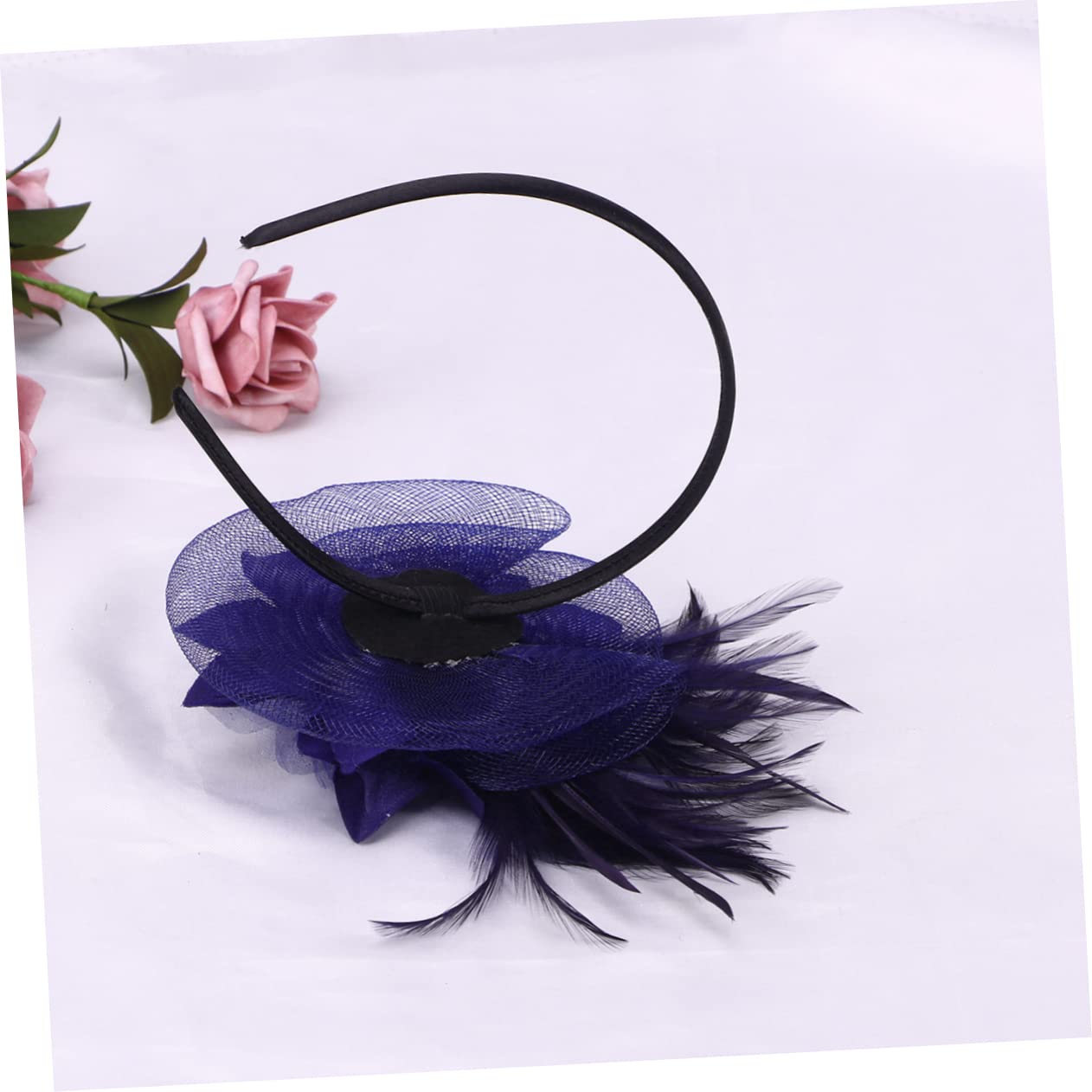 FRCOLOR 2Pcs Cravatte Per Veli Sposa Mini Fermagli Per Per Le Donne Fascia Cappello Di Fascinator Fascia Per 1920 Per Testa