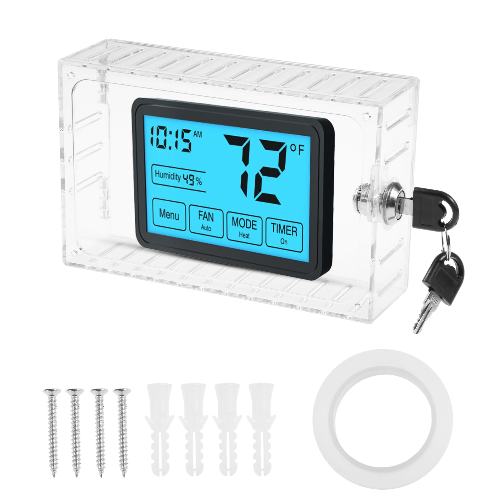 Boîtier de verrouillage de thermostat pour éviter le gaspillage d'énergie à la maison