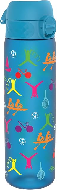 Ion8 Leak Proof Slim Water Bottle, BPA Free, Sports, 500 ml 18 oz