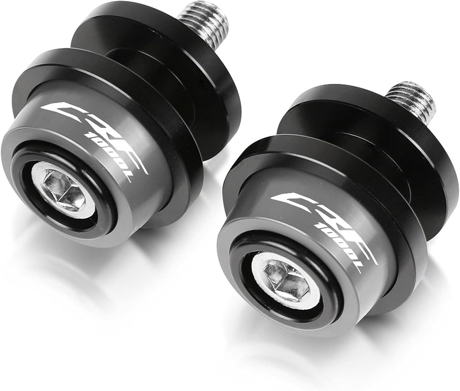 Motorcycle Aluminum Swingarm Spools Slider Stand Screws for Honda CRF1000L CRF1000 L AFRICATWIN 2015-2020 2019 2018 Swing Arm Bracket Screw (Color : Gray)