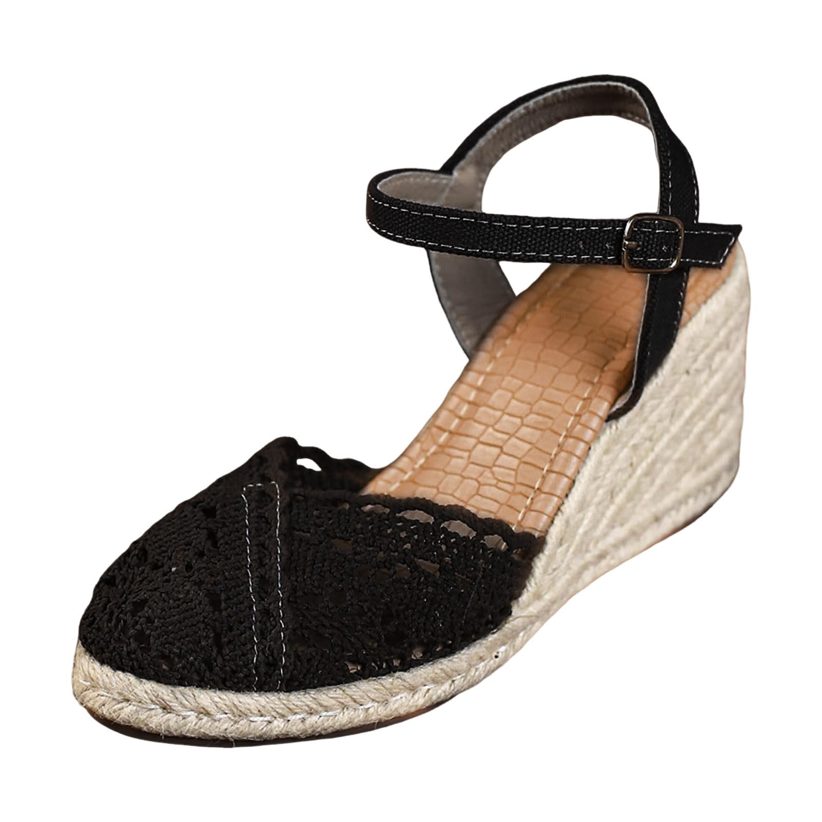 Sandalias Cós Para Mujer Sandalias Para Mujer Mules De Cuero Cós De Verano Modernas Con Cuña Y Pantuflaspremium Sandaliasde Verano Con Anti Transpirables Estilo Bohemio Punta Abierta Y Tacón Bloque