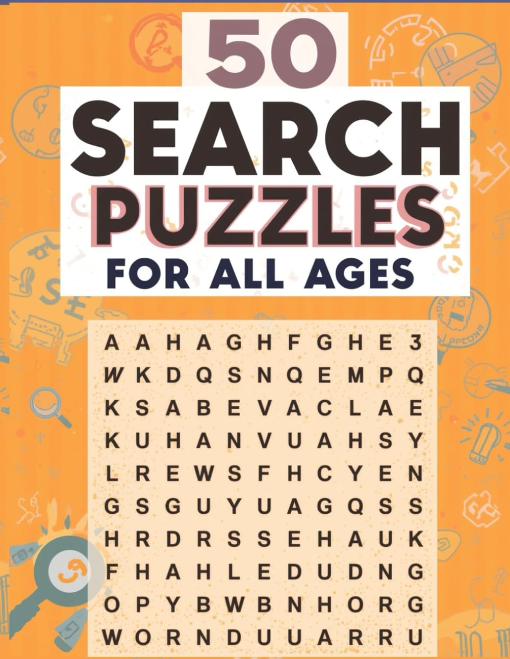 WORD SEARCH PUZZLE BOOK: 50 Fun & Challenging Word Search Puzzles for All Ages: Boost Your Brain, Relax, and Have Fun with Easy-to-Medium Word Search Puzzles
