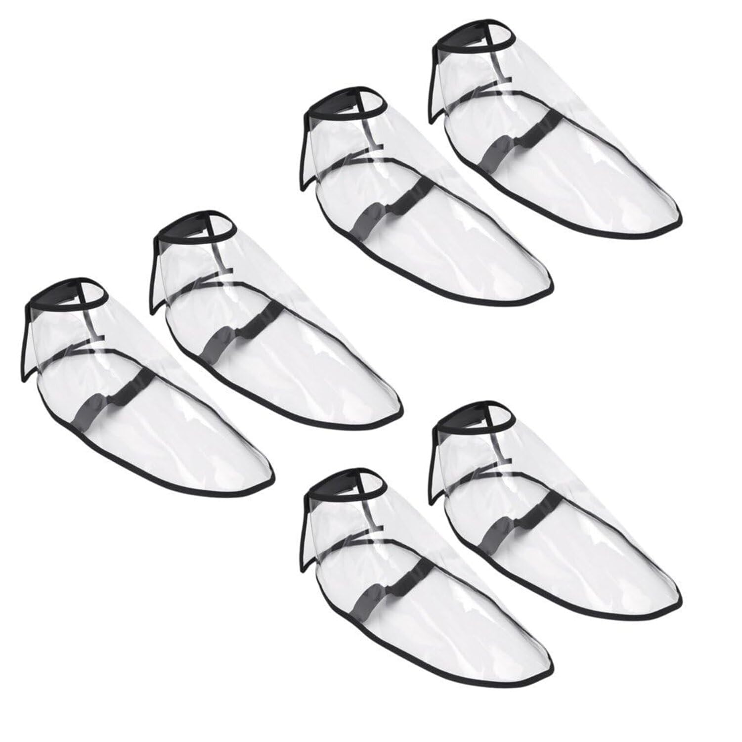 [PPIOOY] ヘアカット用 防水カバー シューズカバー サロン 靴カバー 散髪 理髪 美容師用 3ペア 靴 防水カバー 耐久性 (M)