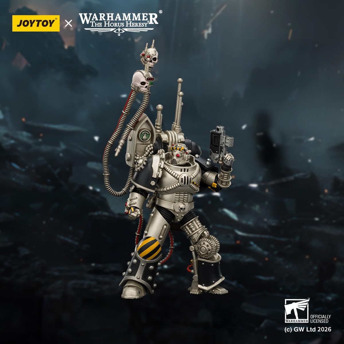 TOYVERSE JOYTOY Warhammer The Horus Heresy Iron Warriors Legion Praevian con pistola a bullone in scala 1/18, modellino personaggio a partire dai 15 anni