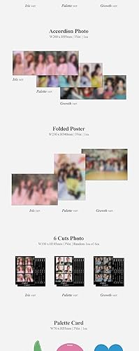 Miniatura 4 de Weeekly ColoRise 5th Mini Album Contenido+Tarjeta Fotográfica+Seguimiento Sellado (Conjunto Estándar (Iris+Paleta+Crecimiento))