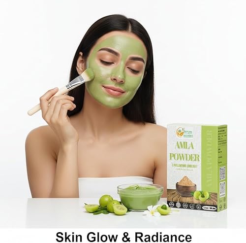 Miniatura 5 de Herbs Botanica Natural Amla Powder (grosella espinosa india, amalaki), polvo de fruta natural pura con vitamina C para el crecimiento del cabello