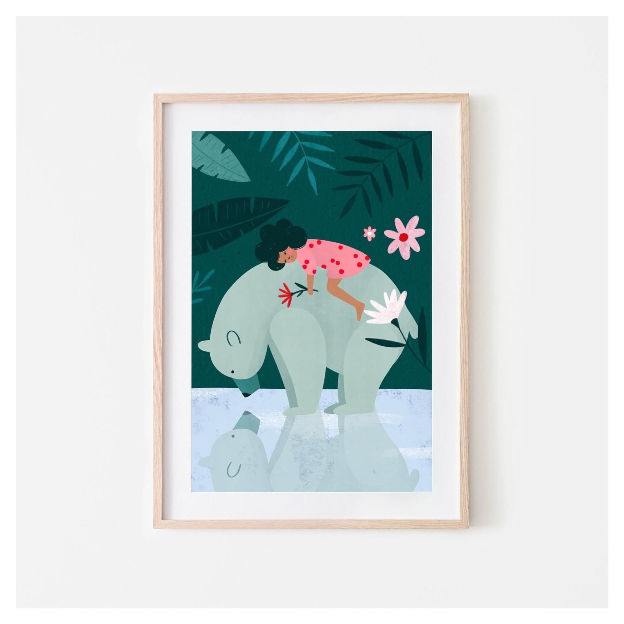 Tableau Déco Nature 1 pièce 30x40 : affiche d'art pour chambre d'enfant