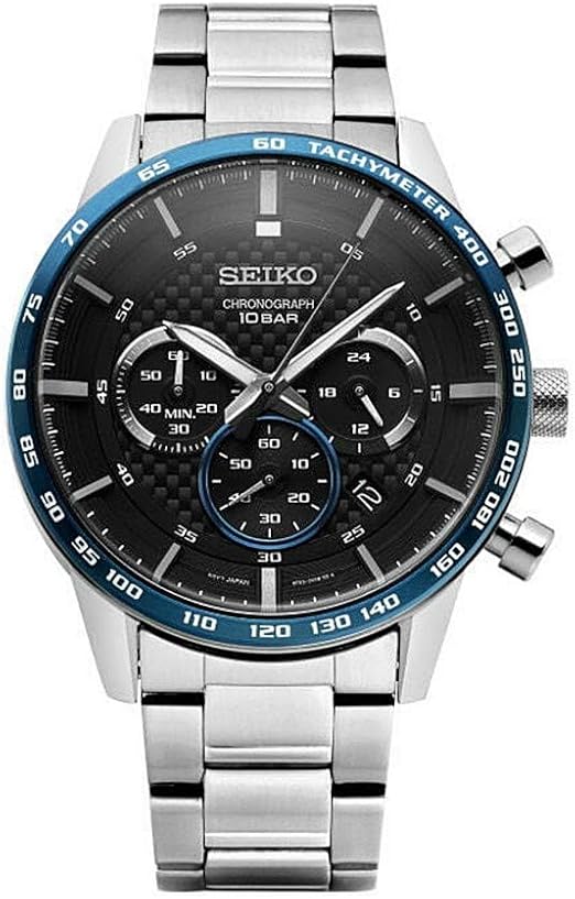 Amazon.com: Seiko neo Sports Mens Analog Quartz Watch with Stainless Steel  Bracelet SSB357P1 : Clothing, Shoes \u0026 Jewelry