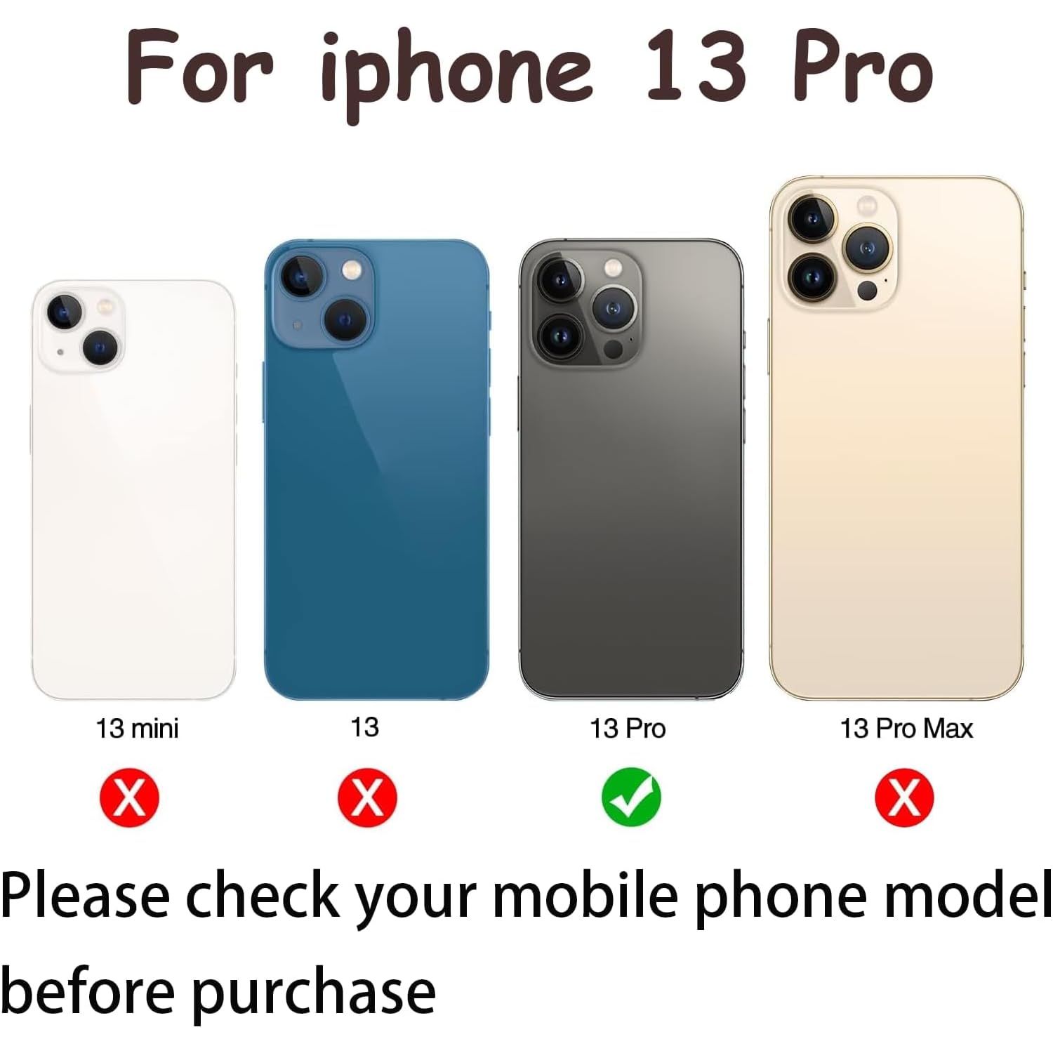 Vitre Arrière De Rechange Pour IPhone 13 Pro Max - Couleur Bleu, Avec Grand Trou