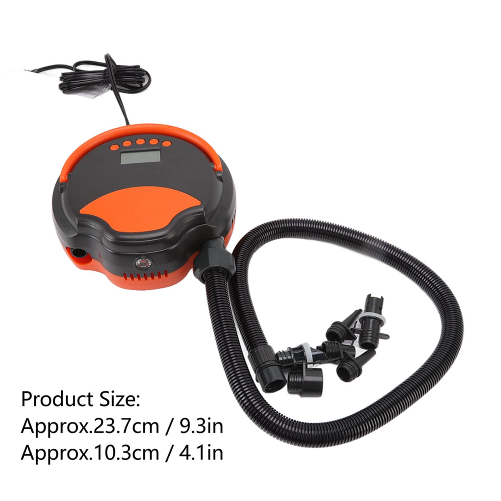 Fdit 12V Elektryczna Pompa Powietrza do Deski Wioślarskiej, 22PSI