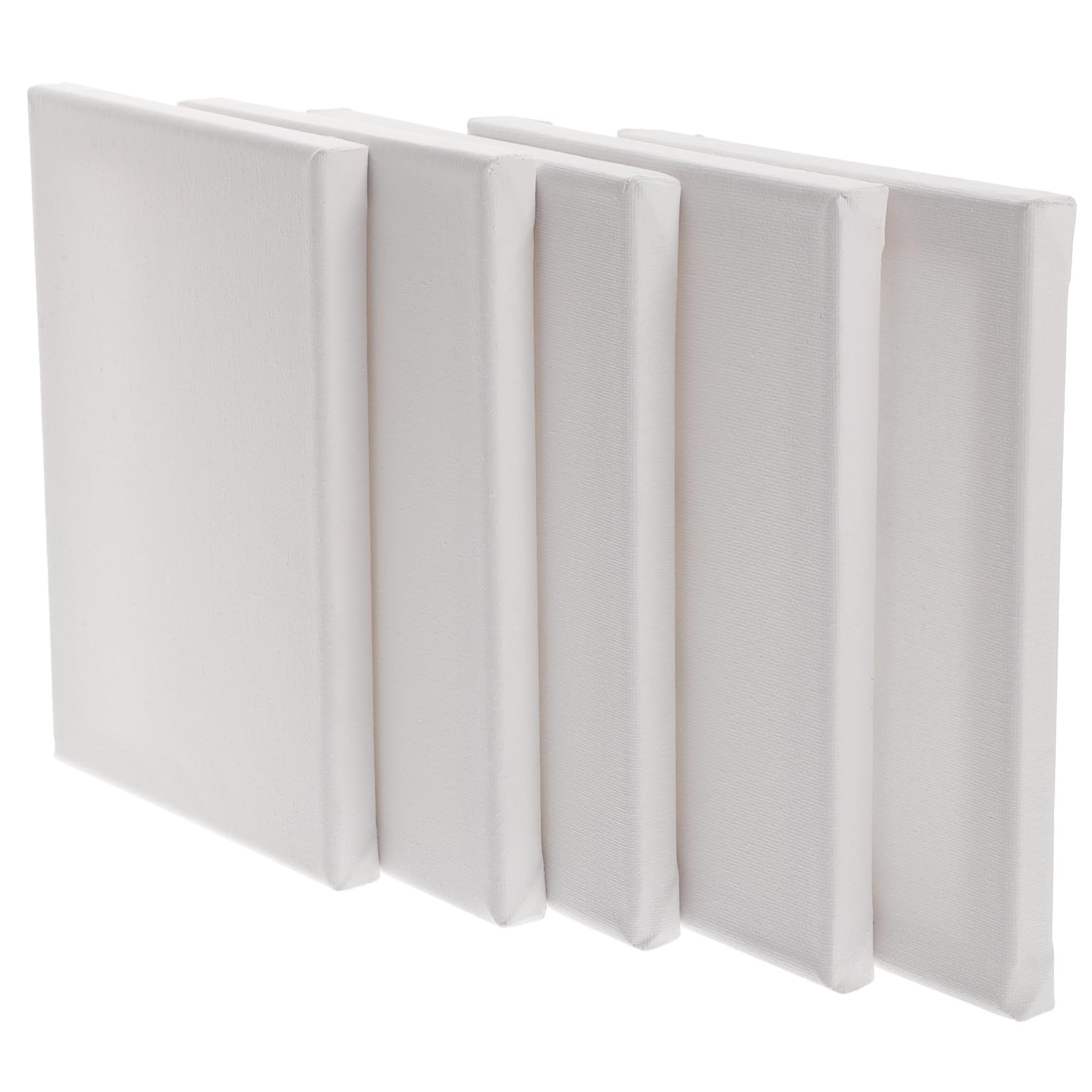 5 Lienzos de Pintura en Blanco con Marco de Madera ULTECHNOVO para Manualidades y Óleo