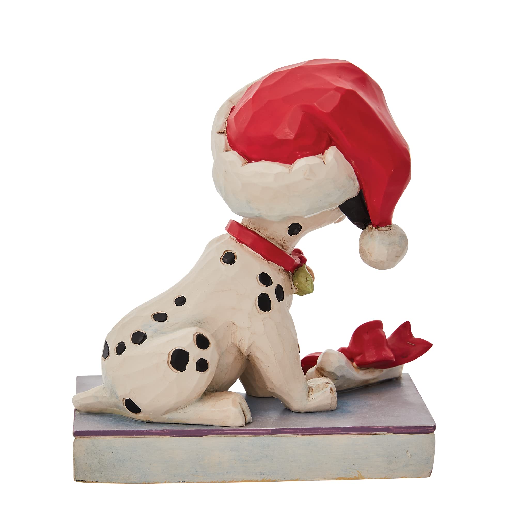 Enesco Disney Traditions 101 Dalmatians Lucky Figurine - Christmas, Multicolour - Image 4
