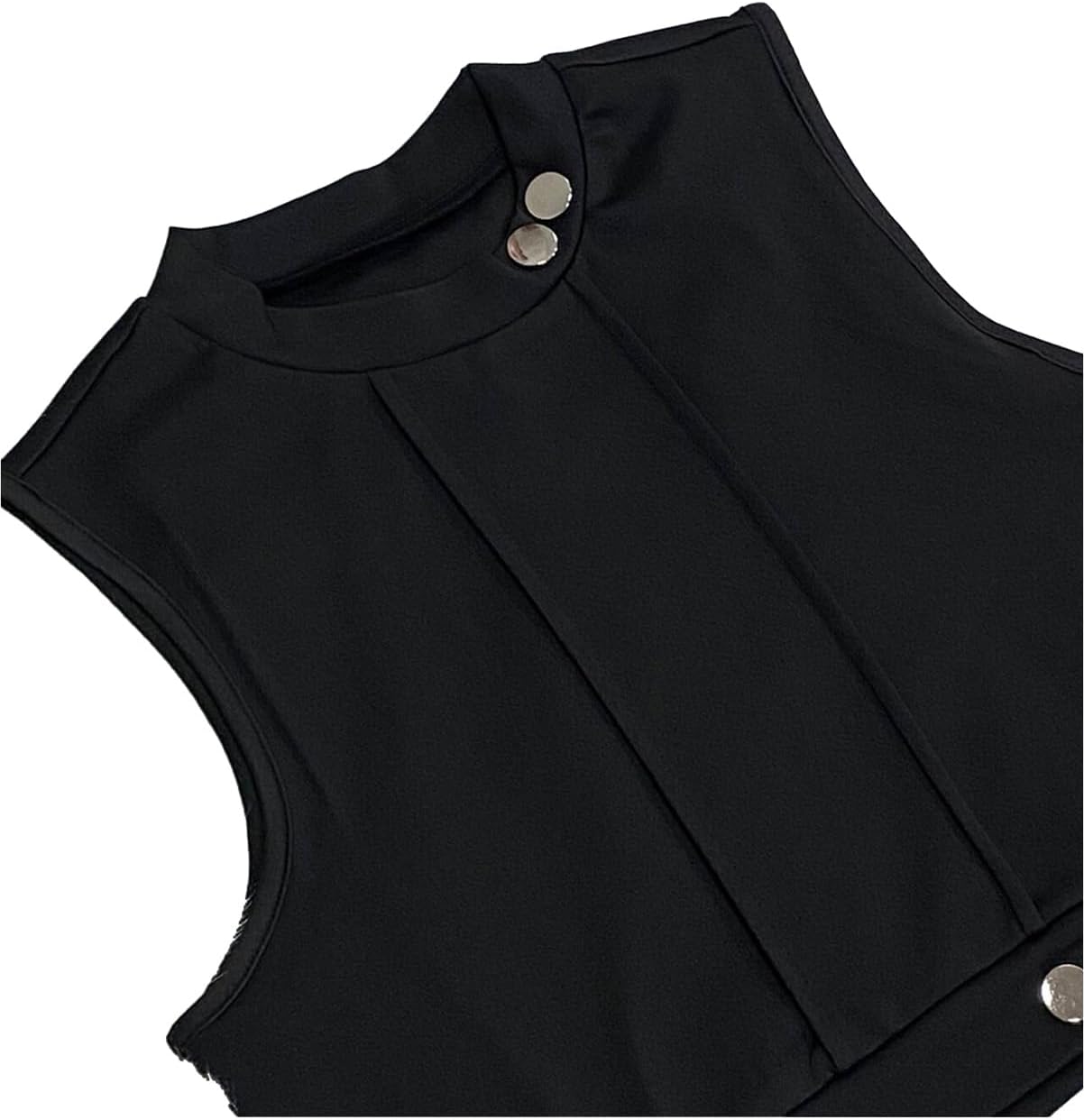 Remxi Women 2 Piece Outfits Jumpsuits Summer Sexy Sleeveless Crop Top Pleated Mini Skirt Biker Shorts Set Sweatsuit - Image 4