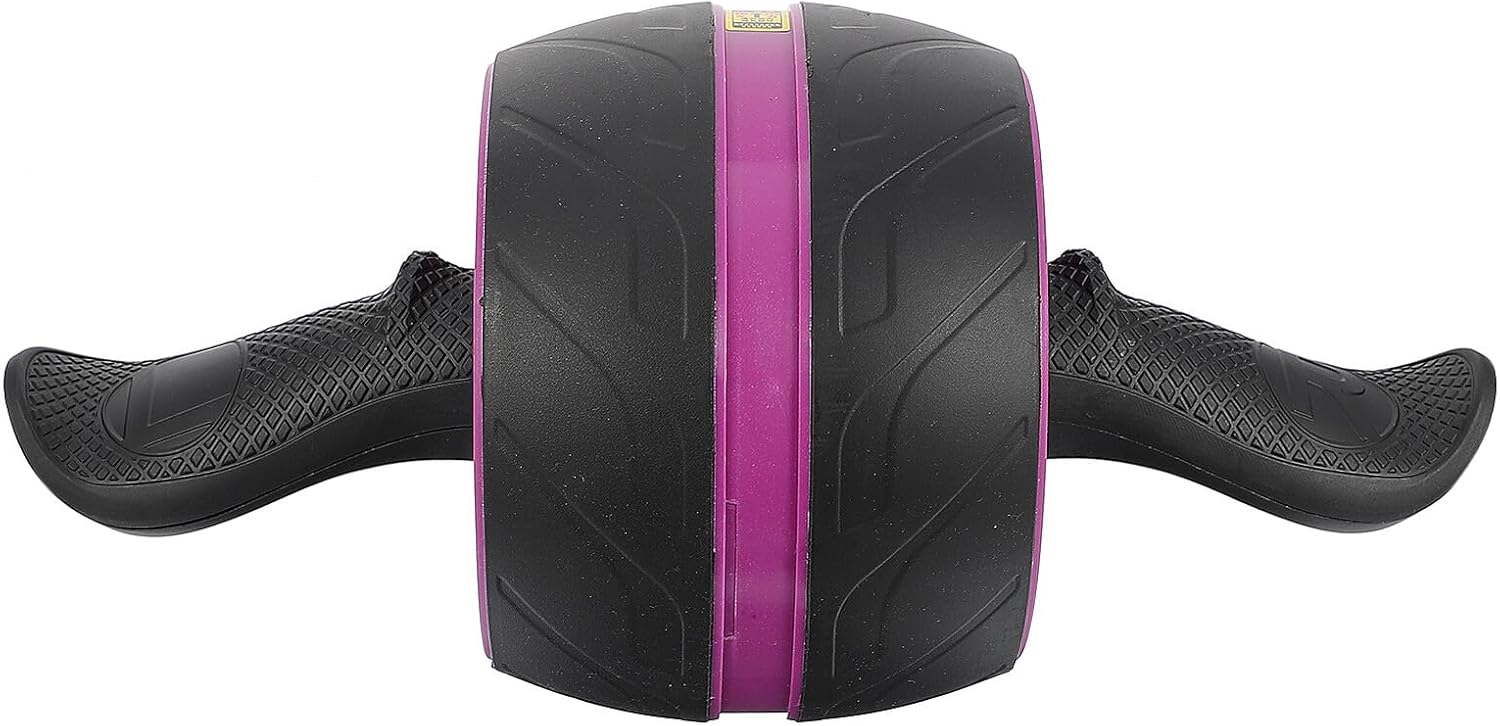 Portable Abs Abdominal Trainer Wheel Non-slip Exercise Roller for Core Workout and Lower Back Strengthening Silent Movement Fitness Equipment for Home Gym Use