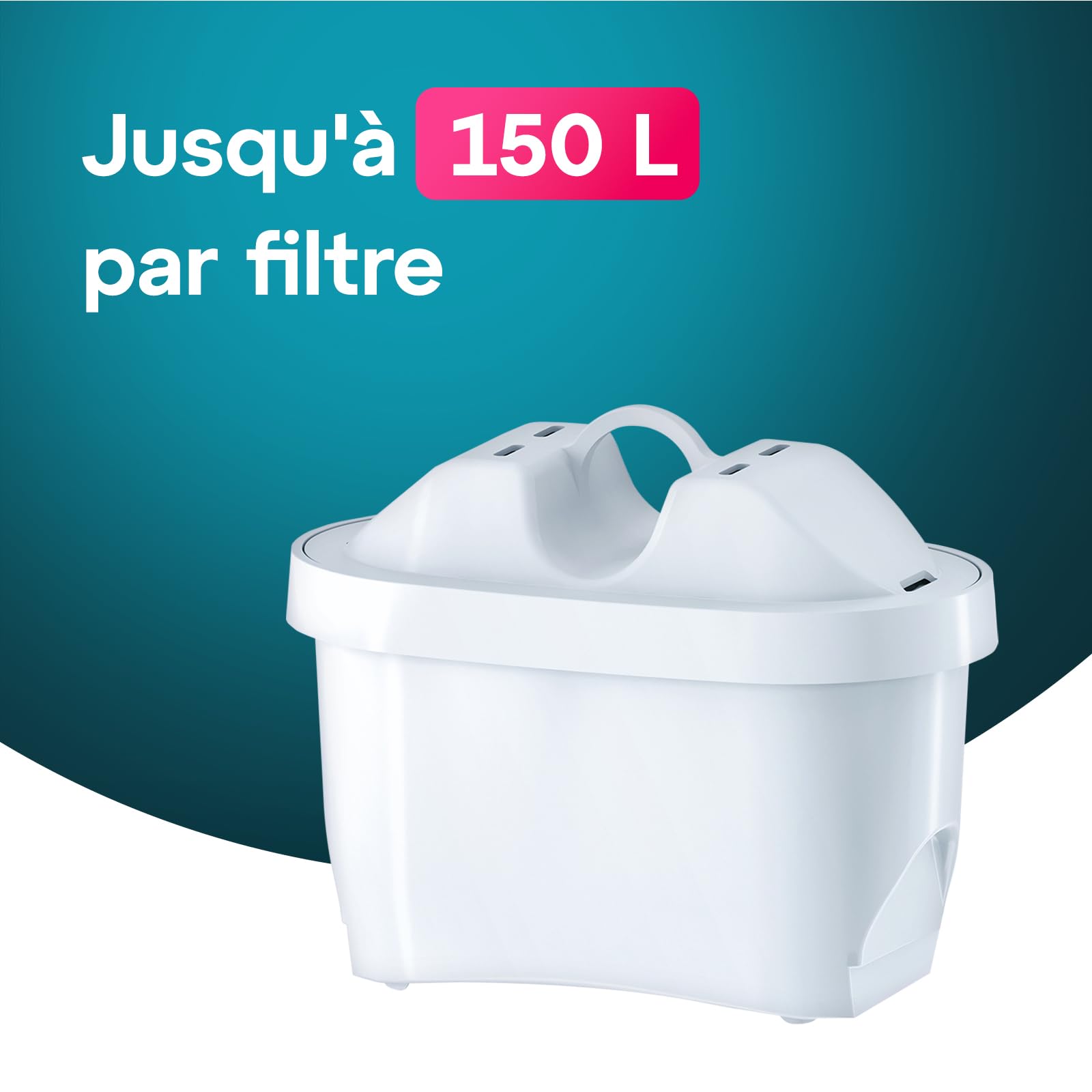 Aquaeffect Cartouche pour Carafe Filtrante Compatible avec les Grandes Marques - Filtre en Lot de 6