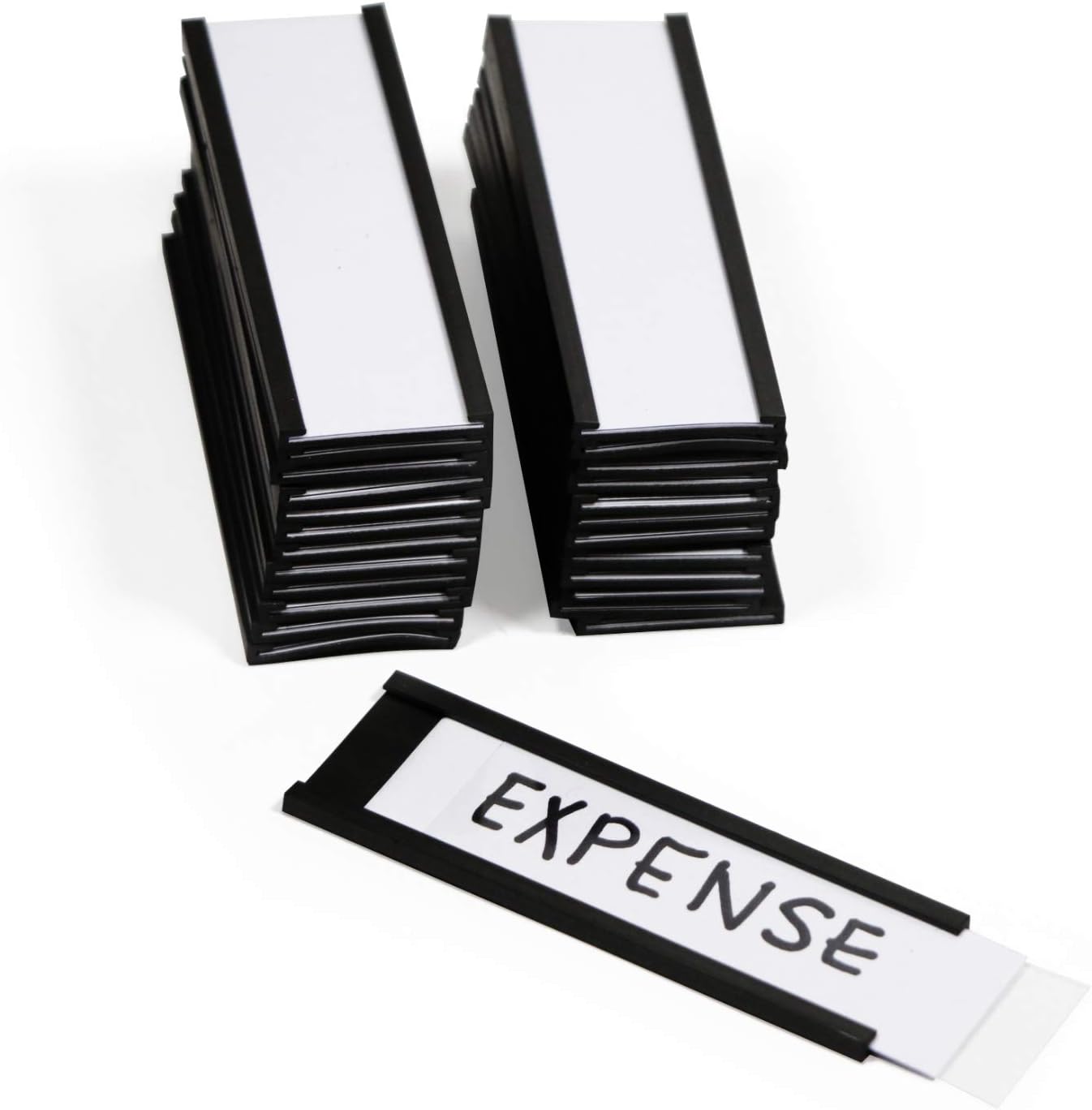 SmartSign Pack of 25 Channel Label Holders 1" x 3