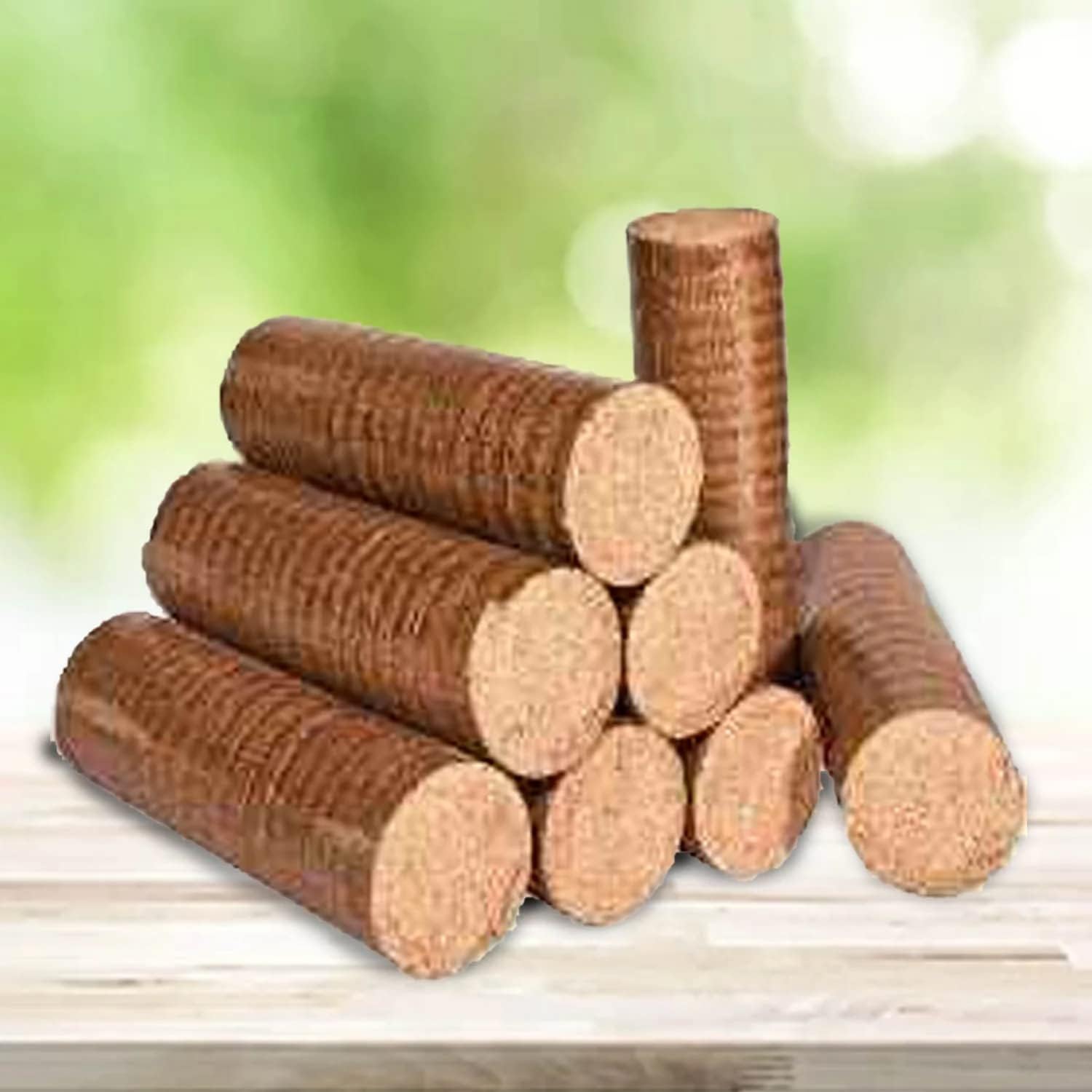 Premium Wood Briquettes Biomass Fuel Logs 2kg | 100% Natural Compressed Hardwood Fuel | Long Burning, High Heat Output | Low Smoke & Low Ash | Eco-Friendly Fuel for Fireplace.-picture-11