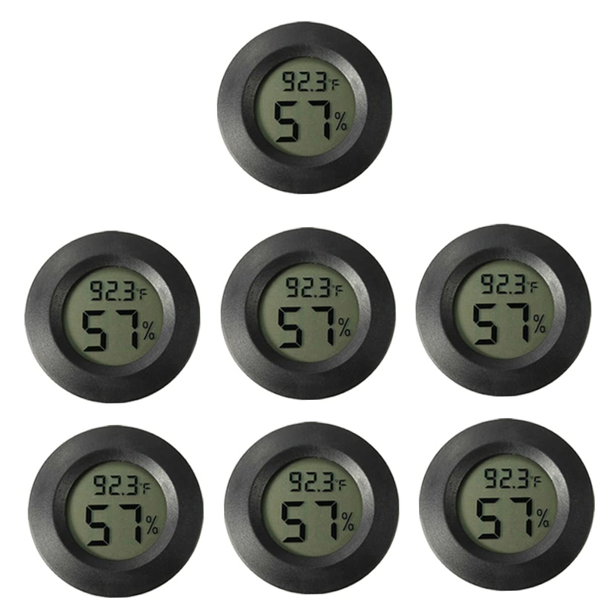 Toddmomy 14piezas Higrómetro Digital Mini Para Terrario Medidor De Humedad y Temperatura Para Reptiles Pantalla Digital Compacto y Portátil