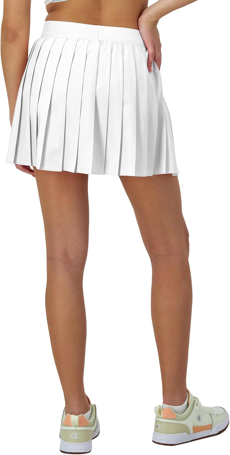 Champion Women's Pleated Sport Skort, Moisture Wicking Skirt With Built-in Shorts for Women, 3" - Image 2