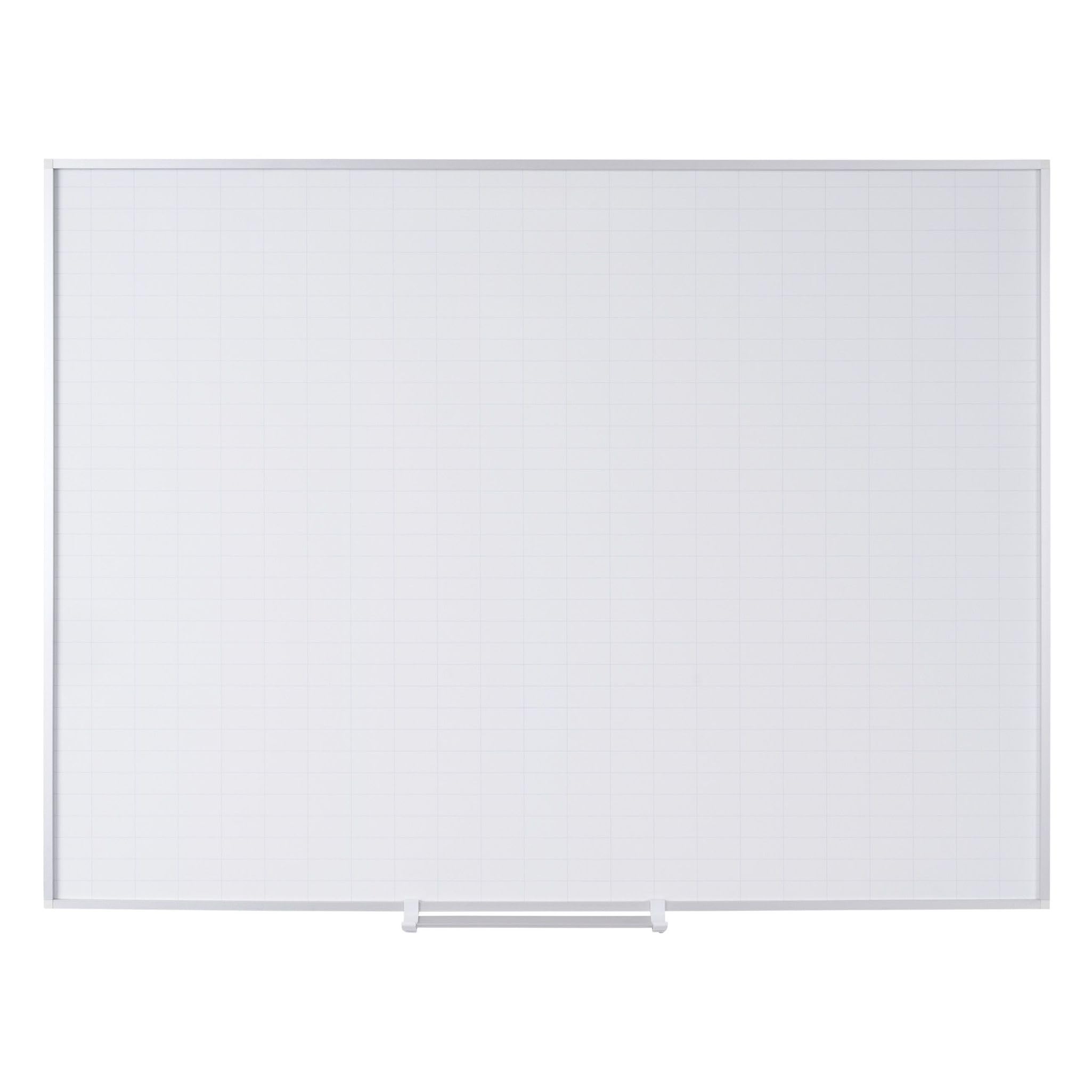 MasterVision Planning Board Magnetic Dry Erase, 1" x 2" Grid Planner with Aluminum Frame, 48" x 72", Gold