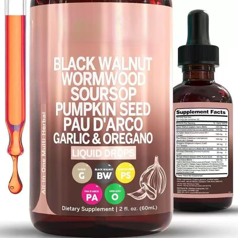 Complejo De Ajenjo Y Nuez Negra, Favorece El Bienestar Digestivo Suave Y La Salud Digestiva, Sin OMG