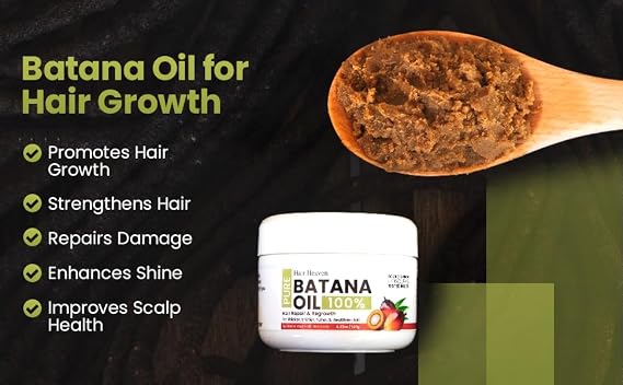 100% Unrefined Batana Oil from Honduras | 4.23 Ounce Jar | Dr Sebi Approved for Hair Growth | Thickens Hair and Prevents Hair Loss