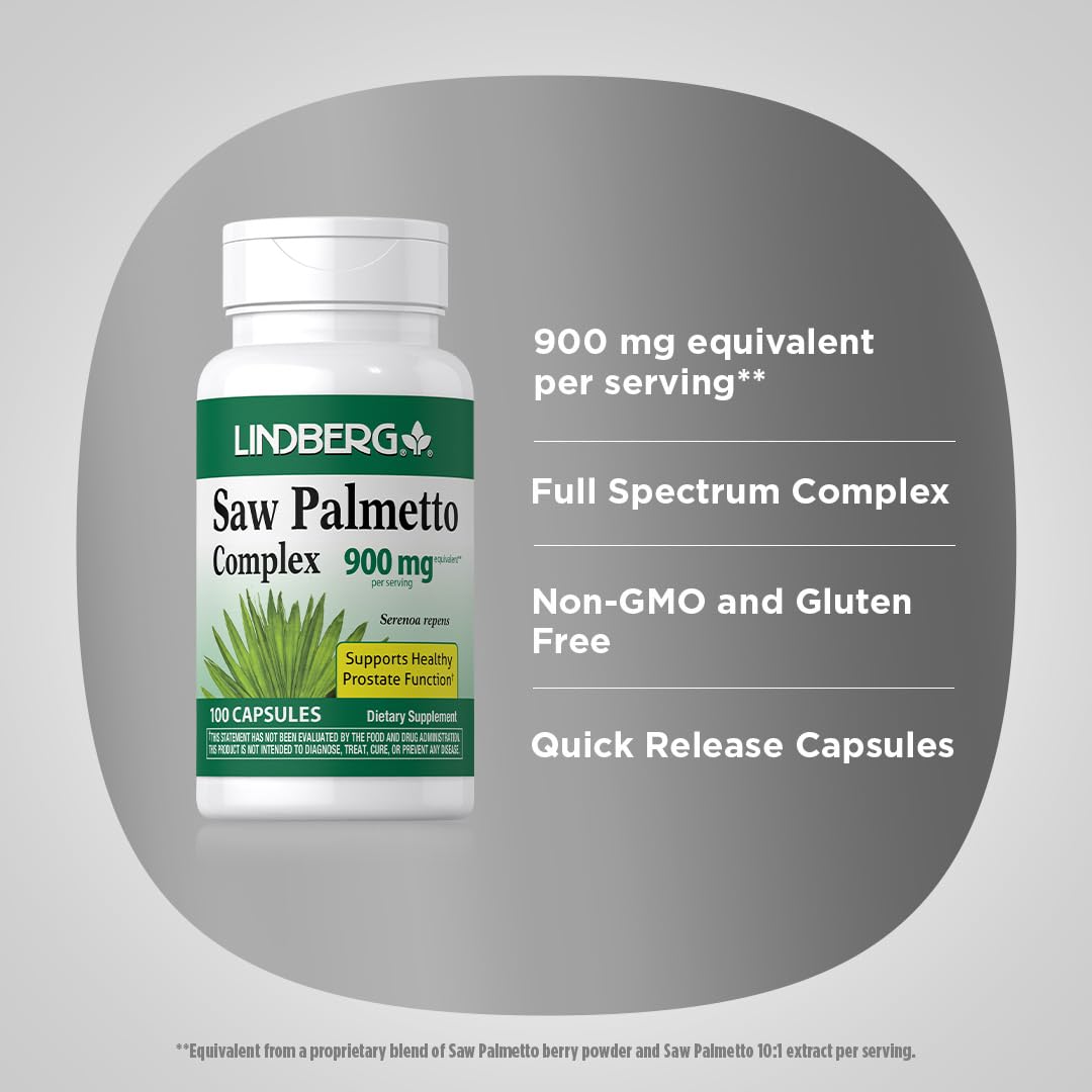 Saw Palmetto Extract for Men | 100 Capsules — Amazon image 4