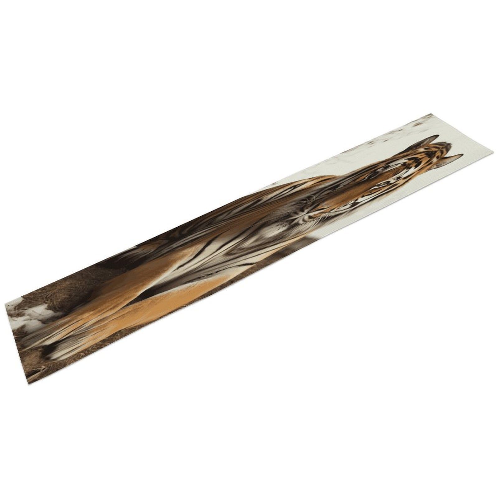 Big Tiger Table Runner Linen Long Table Runner Farmhouse Rustic Table Runners Table Decoration for Party Home Kitchen Dining Holiday Decor 13 X 72 Inch