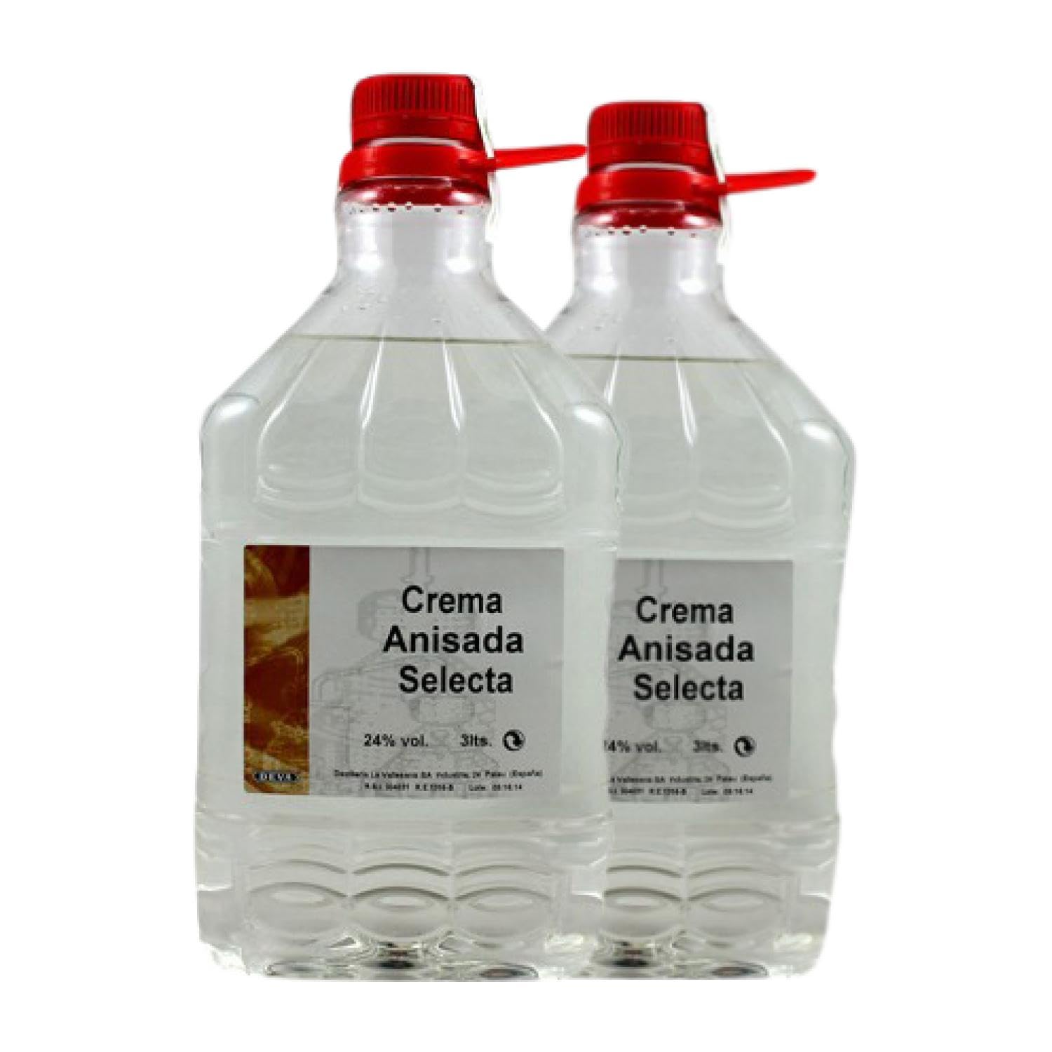Crema de Licor DeVa Vallesana Crema Anisada Garrafa 3 L (Caja de 2 Garrafa de 3 L)