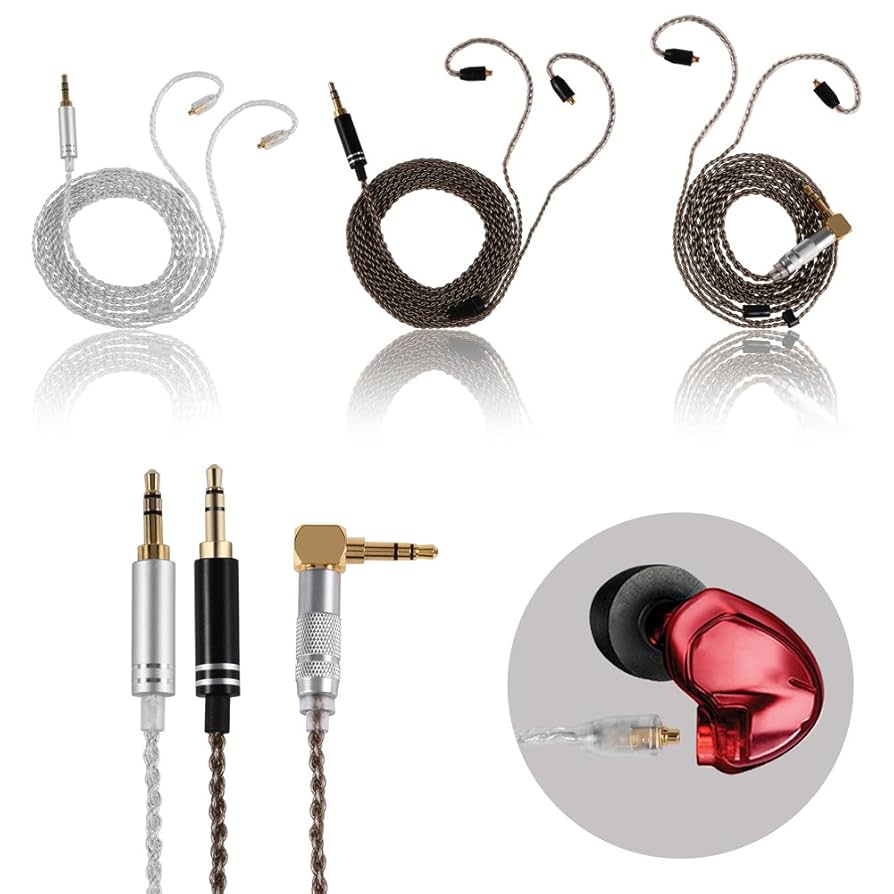 Amazon | Fosa MMCXコネクタは Shure SE215 SE535 SE846用メッキ