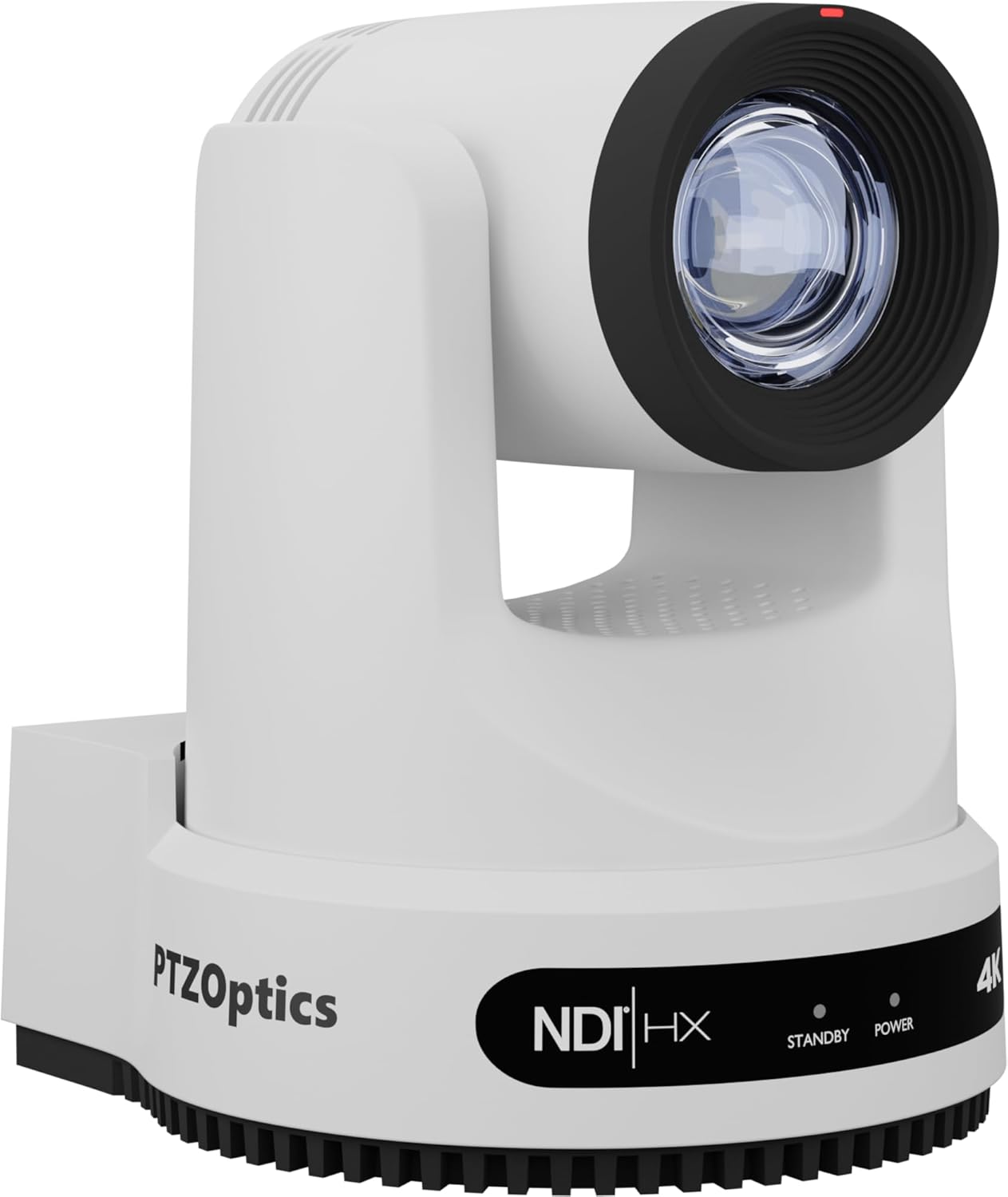 PTZOptics Move 4K SDI/HDMI/USB/IP PTZ Camera with 20x Optical Zoom (White) Bundle with HuddleCamHD HCM-1 Small Universal Wall Mount Bracket and 5-Pack Cleaning Wipes