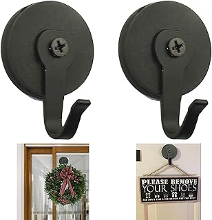 2-Pack Magnetic Wreath Hanger－ by Placing one Magnet on Either Side of The Single-pane