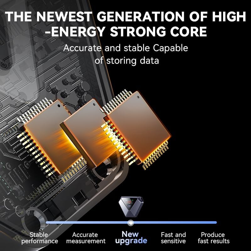 Internal view of the breathalyzer highlighting the high-energy strong core for accurate and stable performance.