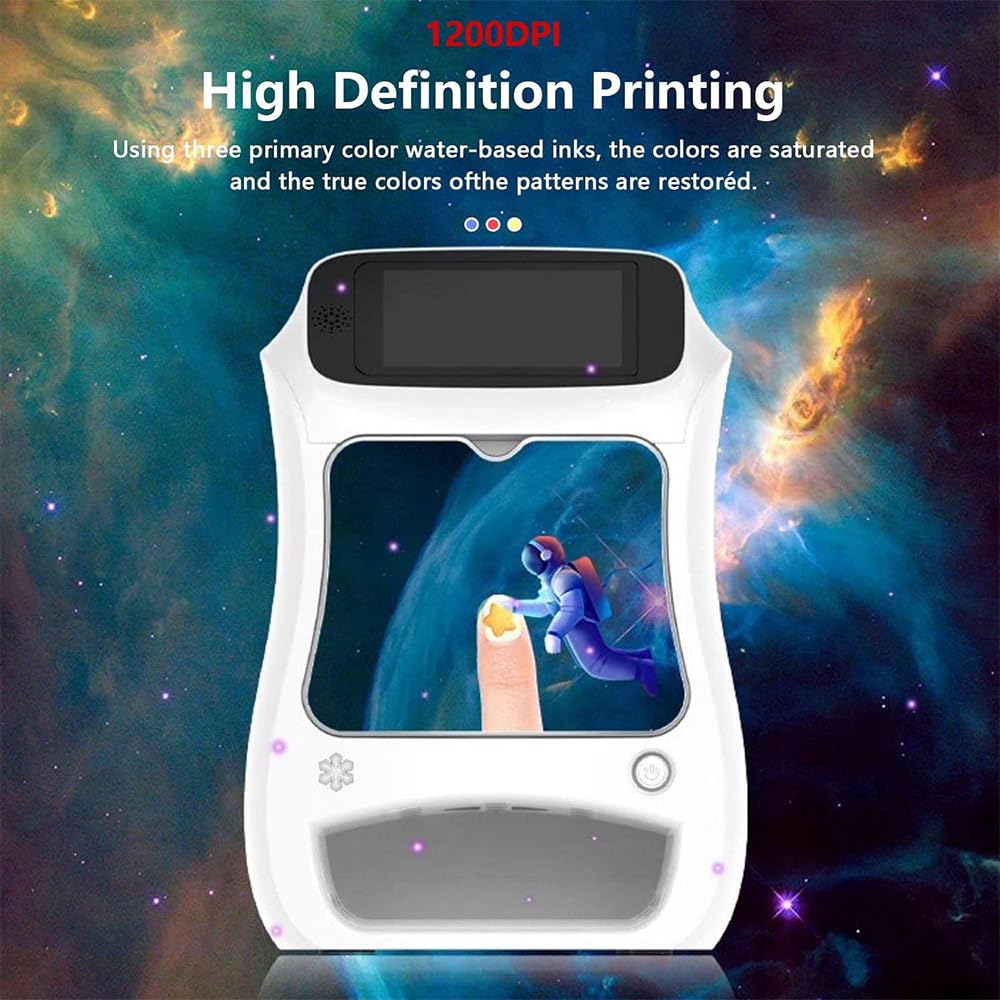 Stampante automatica intelligente per unghie con display touch screen per uso domestico e studio, supporta WiFi e USB