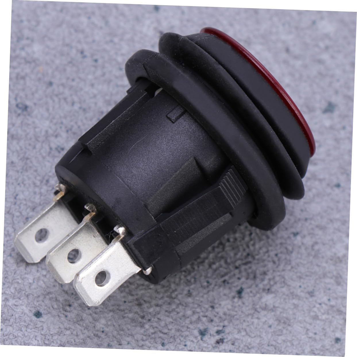 Gatuida Marine Panel 2pcs 3 Boat Ys Double Pole Double Throw Marine Fire Starter Spdt Single Pole Double Throw The 3 Position Toggle On and Off On Off on Rocker Round Rocker Arm Boat Panel, Black