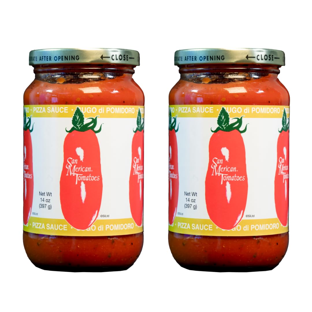 SMT San Merican Tomato, Pizza Sauce, 14 oz Pack of Two