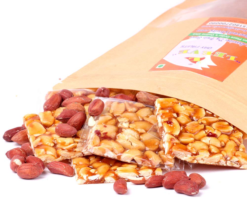 LEEVE DRY FRUITS Peanut Groundnut Chikkis Nuritious 200 gmas - Image 4 thumbnail