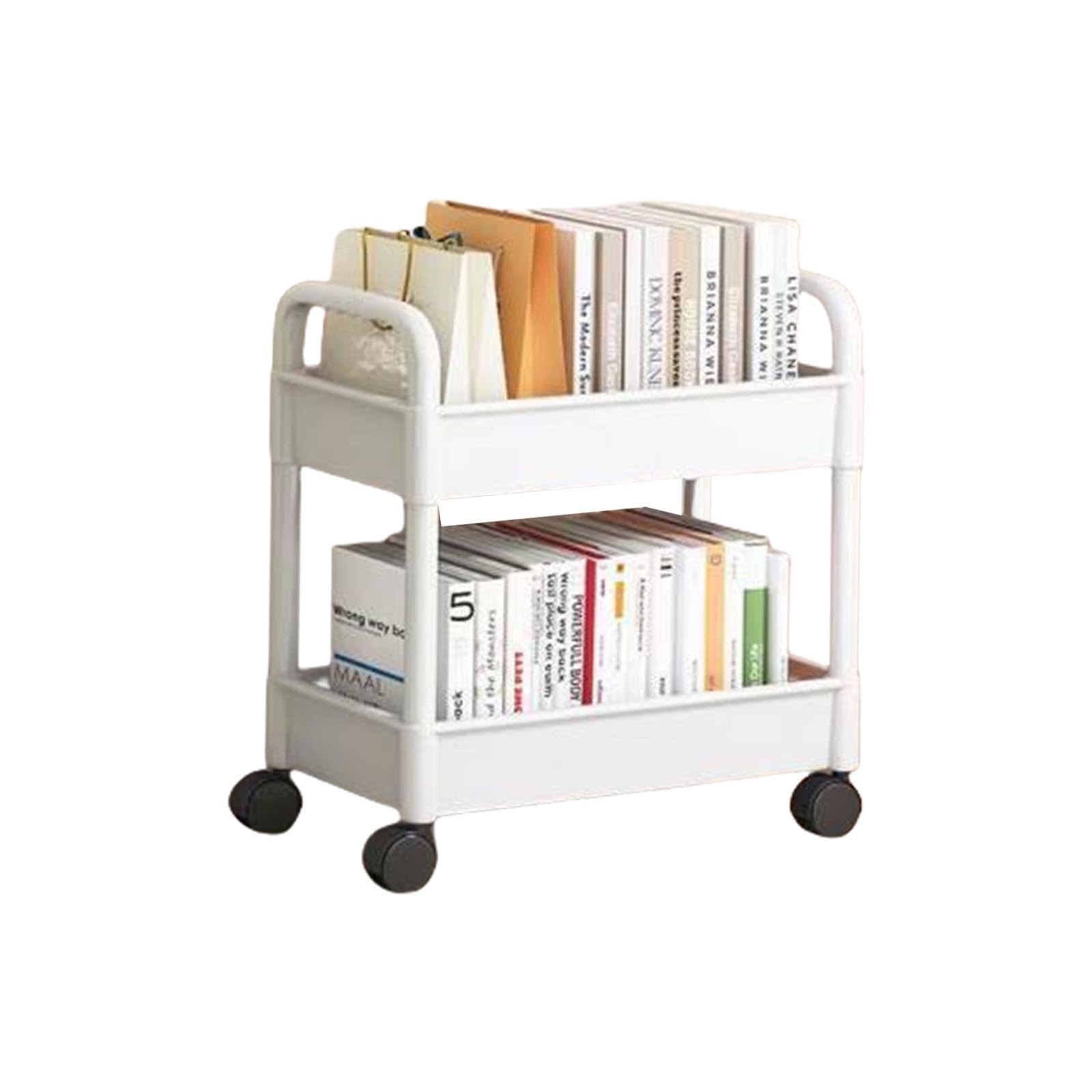 Jazuaiao Easy to Use Movable Portable Storage Rack on Home Accessory for Organizing Household Items Efficiently Movable Storage Cart