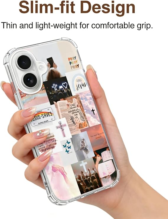 クリスチャンエステティックケース iPhone 17対応 Jesus コラージュケース iPhone 17用