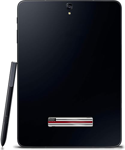 Miniatura 6 de 2 calcomanías de silicona en forma de cúpula 3D, Estados Unidos de América, línea roja fina, bandera de apoyo de bomberos nacional americano, casco