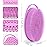 3 Pack Silicone Body Scrubber, Exfoliating Body Scrubber Fit for Sensitive and All Kinds of Skin, Soft Silicone Loofah, Clean and Sanitary Rapid Foaming